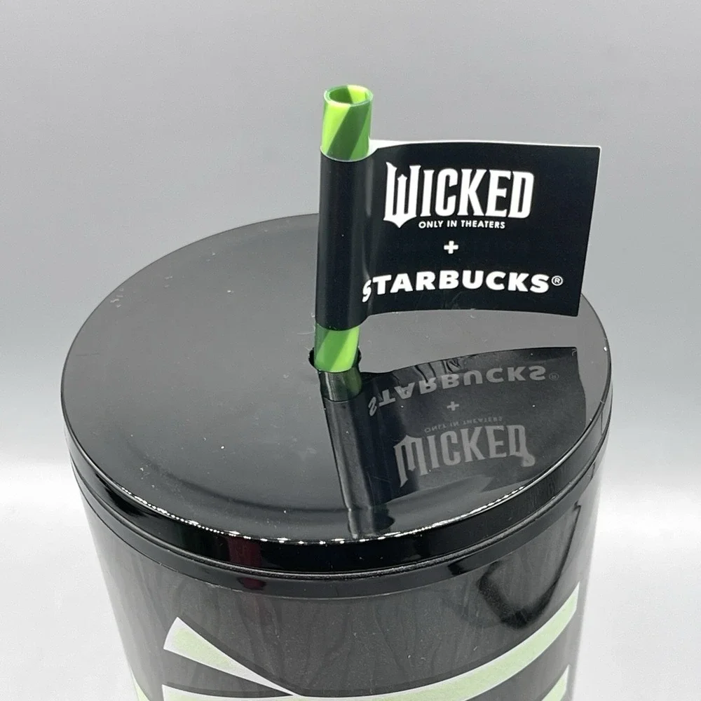 Starbucks Wicked Tumbler 24oz Defy Gravity Elphaba Glow In Dark - Picture 6 of 9